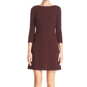THEORY Kamillina Saxton' Stretch Wool Fit & Flare Dress